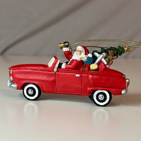 Pipka Santa's 'Holiday Sports Car' Hanging Ornament - Picture 3 of 9